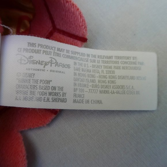 Disney Parks Babies Blanket Bee Honeycomb Pink Yellow Satin Lining Scalloped - Picture 7 of 7